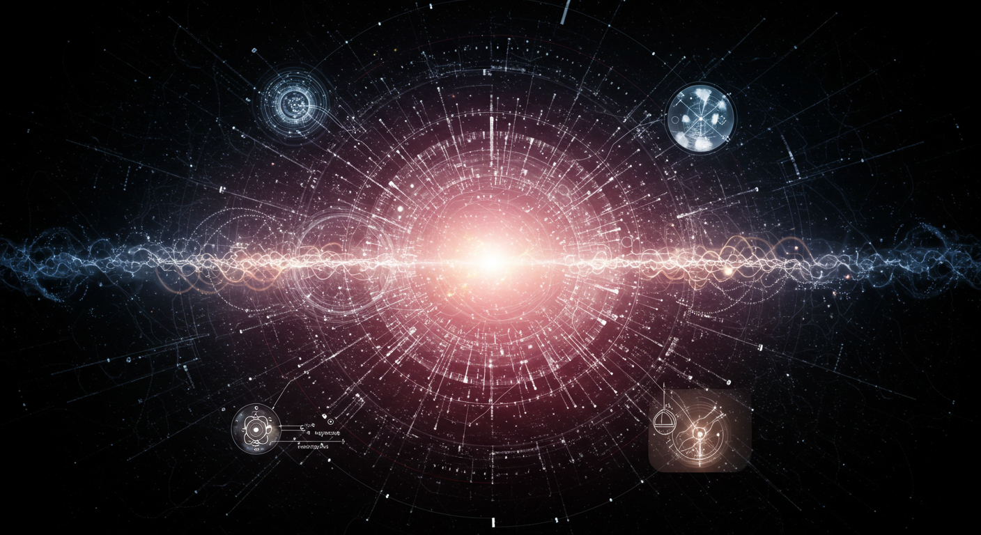 Visual representation of scientific theories of reincarnation."