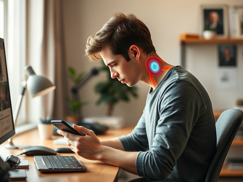 Top 10 Ways "Tech Neck" Is Affecting Your Body (And How to Fix It) - Zentara.blog Top 10 Ways "Tech Neck" Is Affecting Your Body (And How to Fix It) - image 4