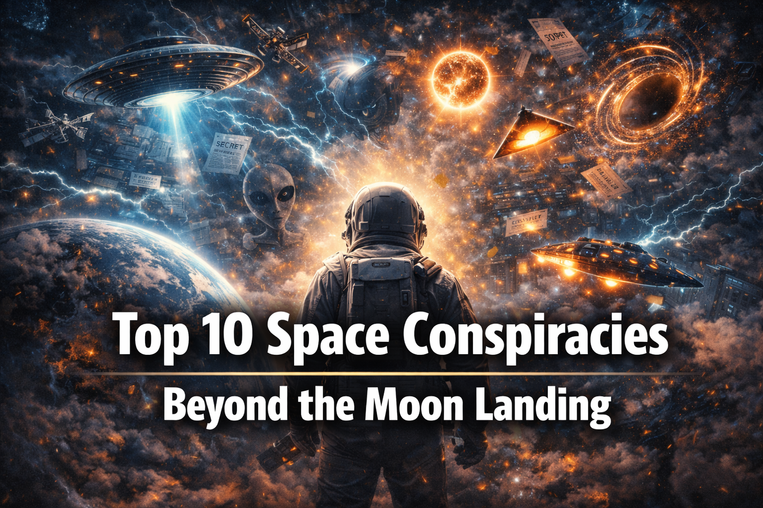 The Silent Void: Top 10 Space Conspiracies Beyond the Moon Landing